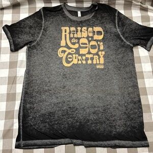 Bella Canvas Tee in Black and Gold